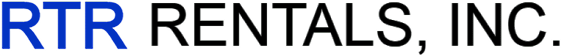 RTR Rentals, Inc. logo text.